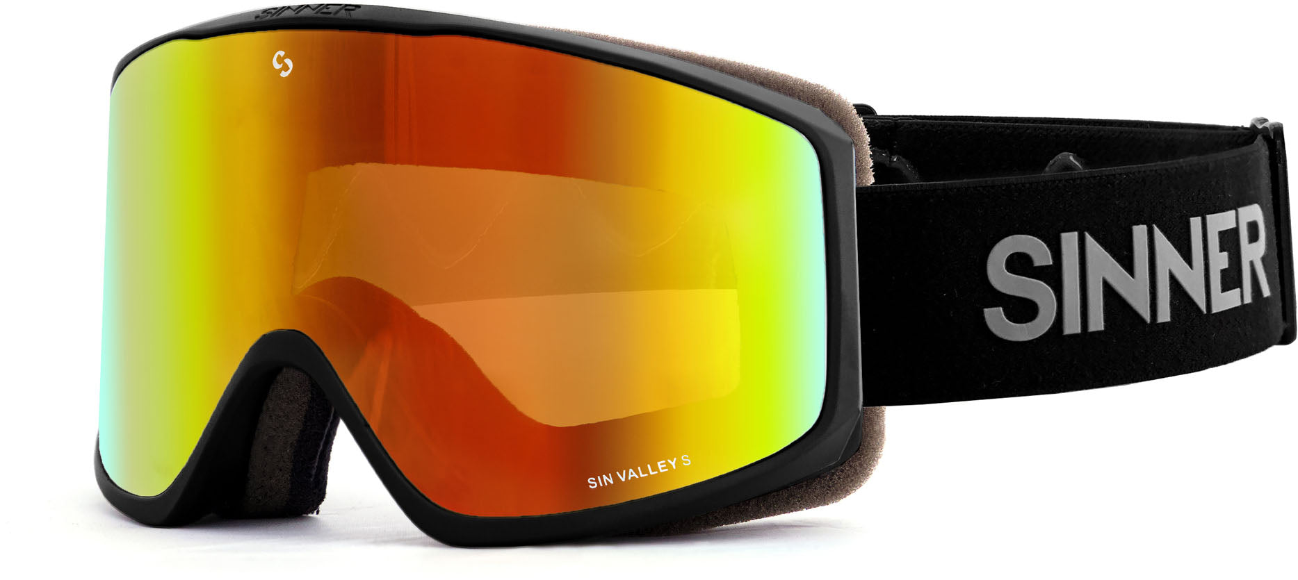 Sin Valley S + skibril op sterkte (met reserve lens)